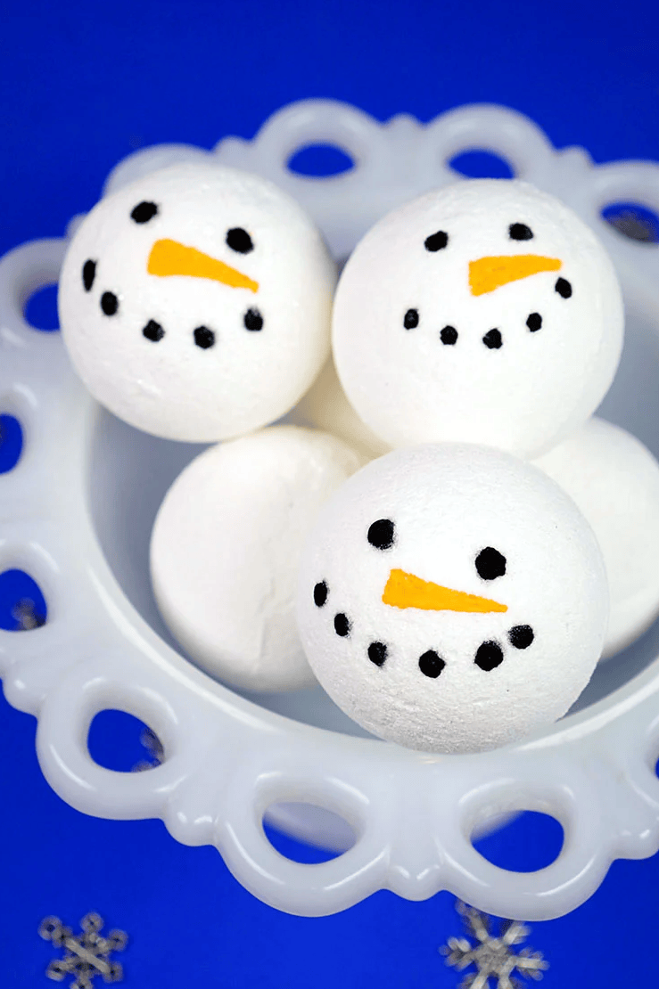 Snowman Bath Bombs