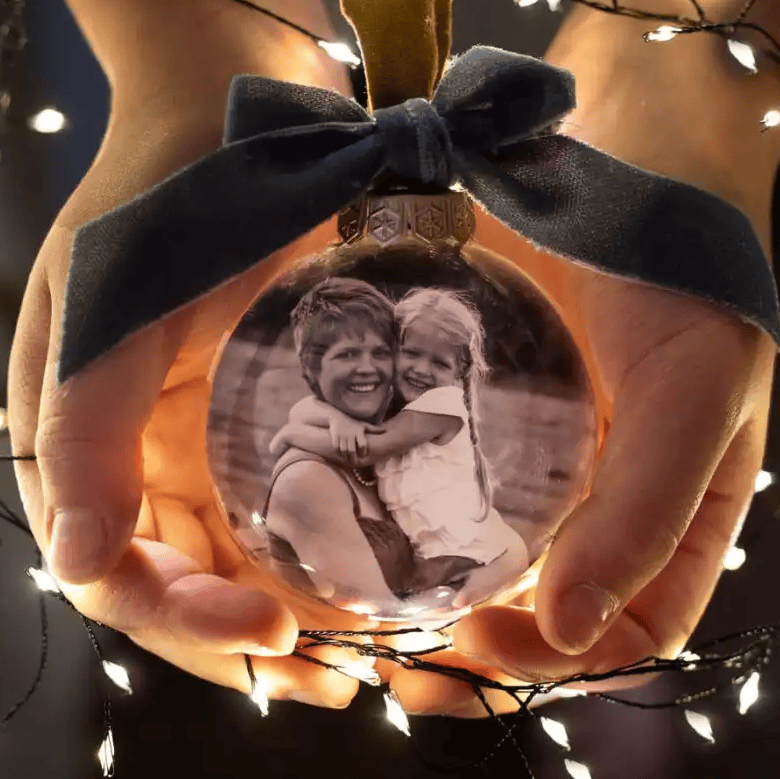 ​Glass Photo Ornament