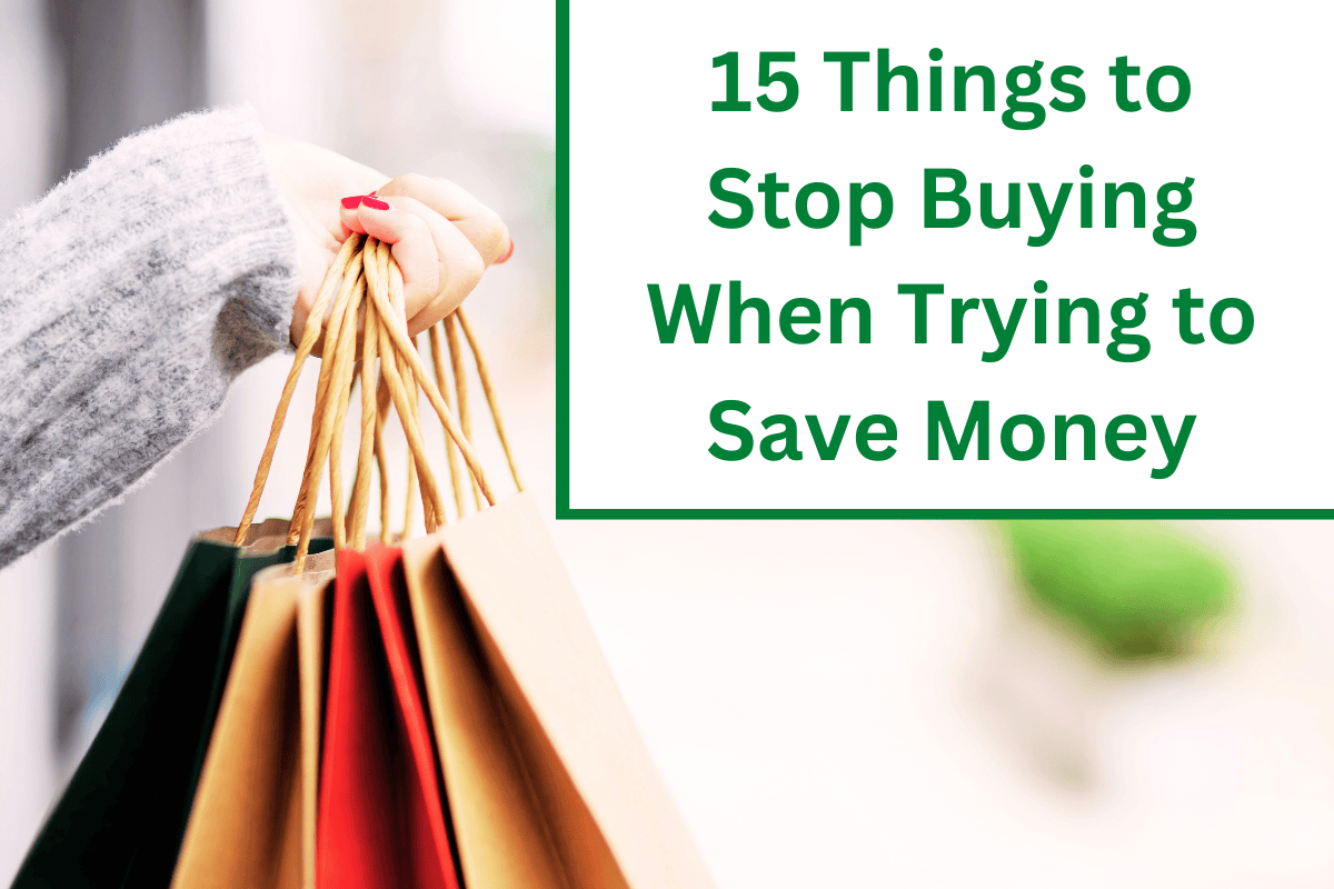 Things to Stop Buying When Trying to Save Money
